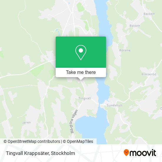 Tingvall Krappsäter map