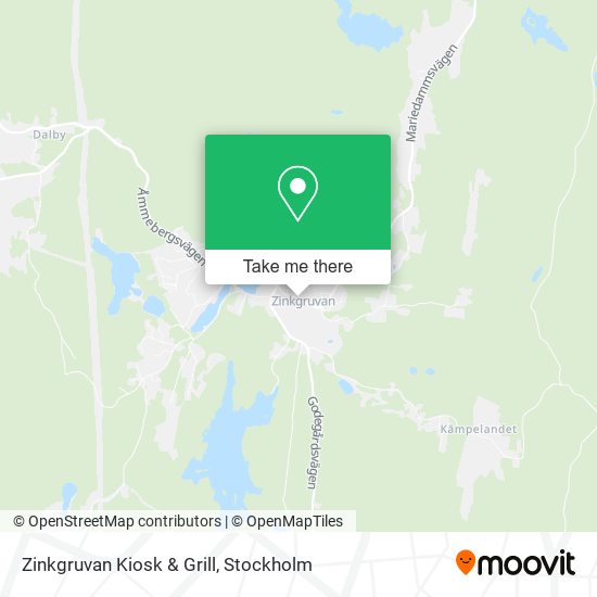 Zinkgruvan Kiosk & Grill map