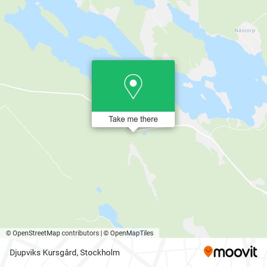 Djupviks Kursgård map