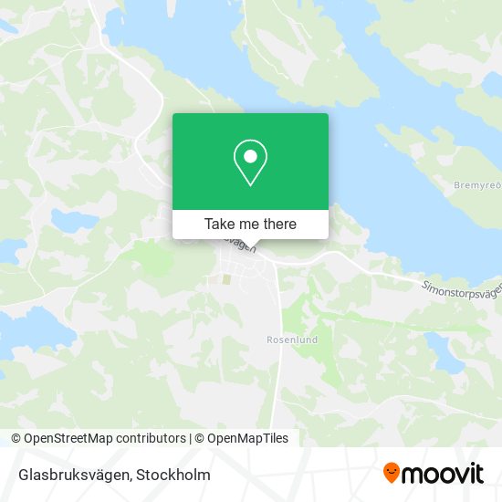 Glasbruksvägen map