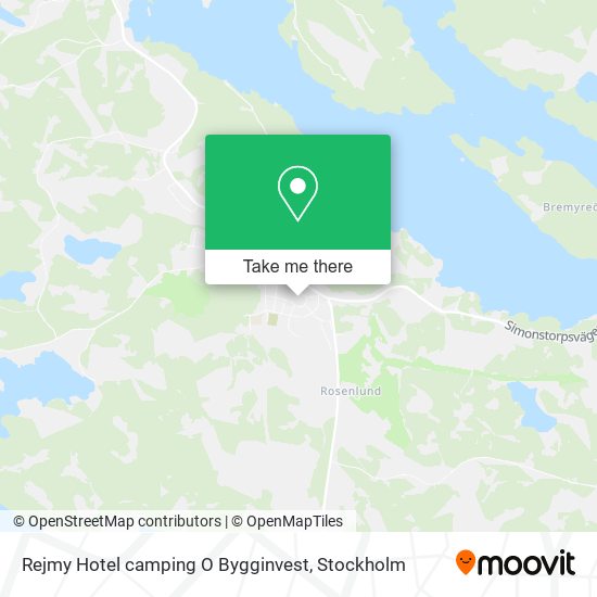 Rejmy Hotel camping O Bygginvest map