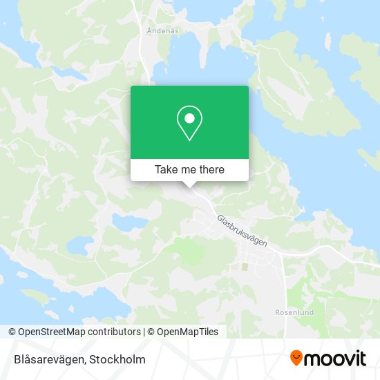 Blåsarevägen map