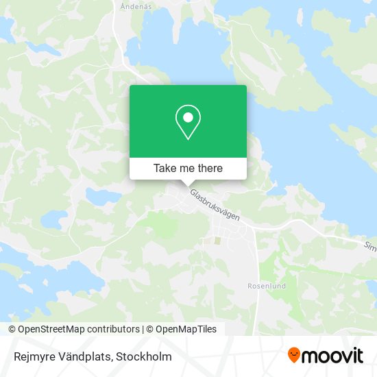 Rejmyre Vändplats map