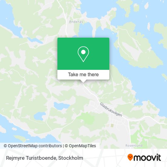 Rejmyre Turistboende map