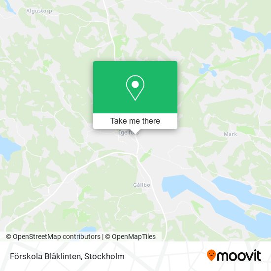 Förskola Blåklinten map