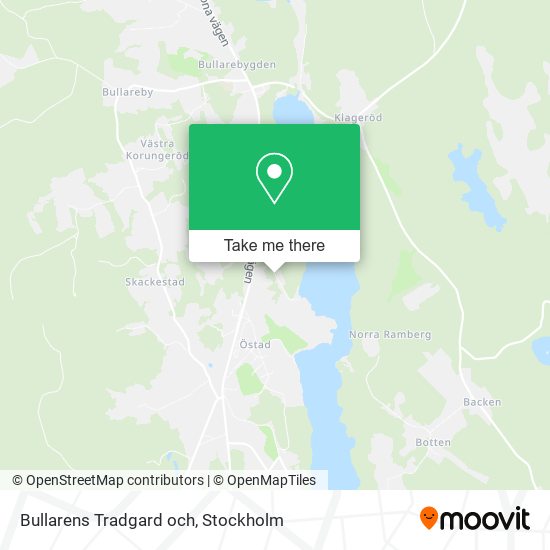 Bullarens Tradgard och map