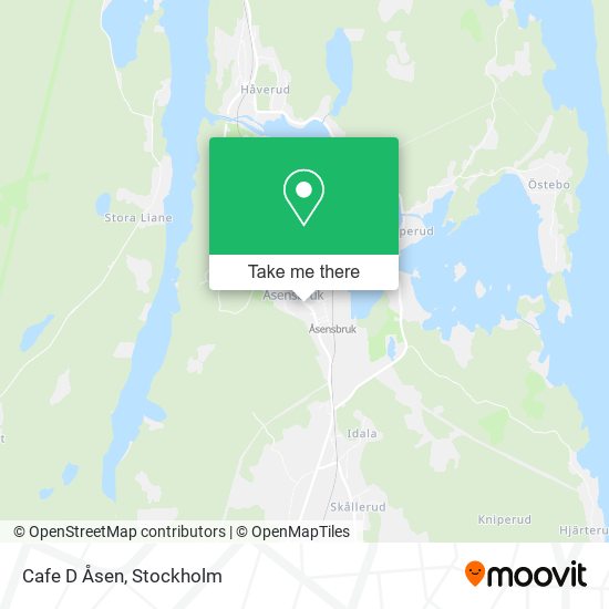 Cafe D Åsen map