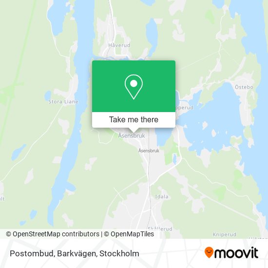 Postombud, Barkvägen map