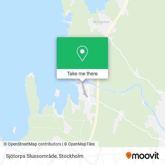 Sjötorps Slussområde map