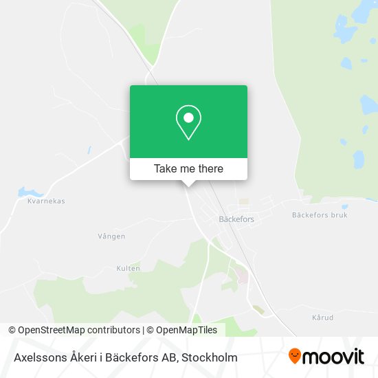 Axelssons Åkeri i Bäckefors AB map