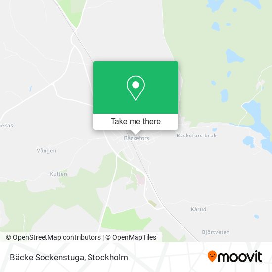 Bäcke Sockenstuga map