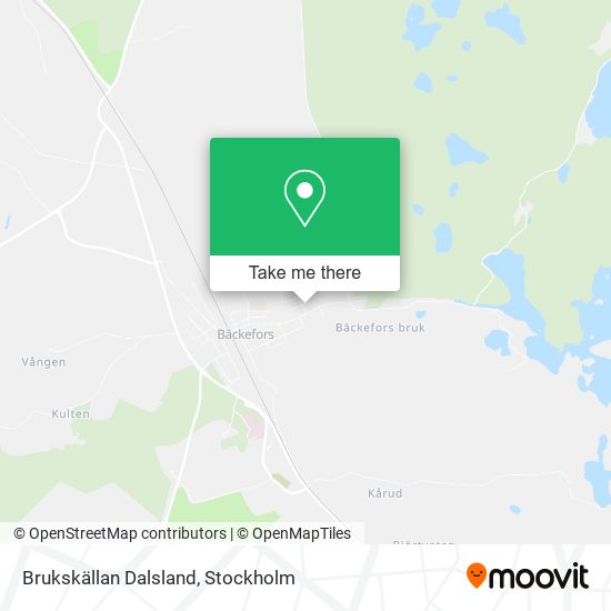 Brukskällan Dalsland map