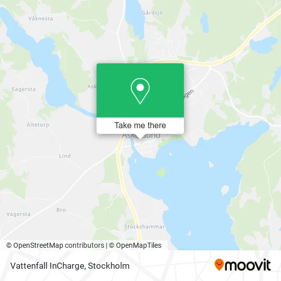 Vattenfall InCharge map