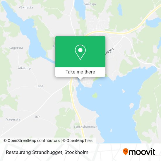 Restaurang Strandhugget map