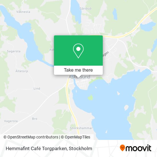 Hemmafint Café Torgparken map