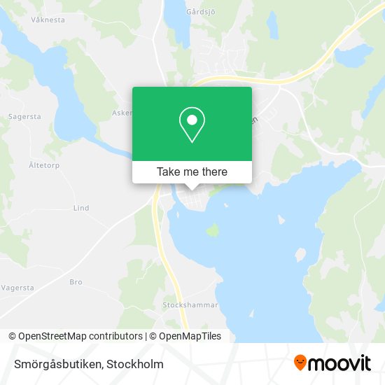 Smörgåsbutiken map