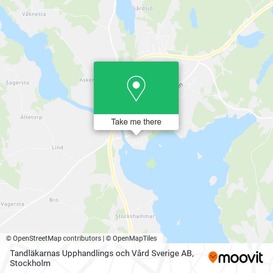 Tandläkarnas Upphandlings och Vård Sverige AB map