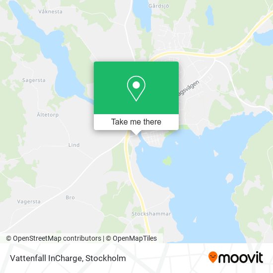 Vattenfall InCharge map