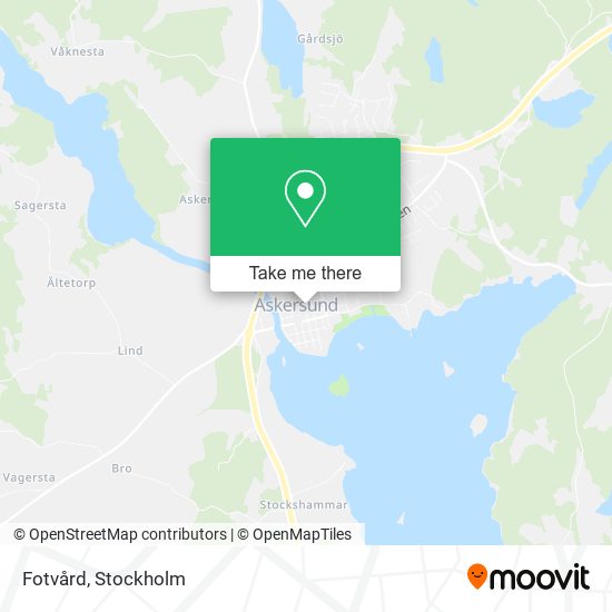 Fotvård map