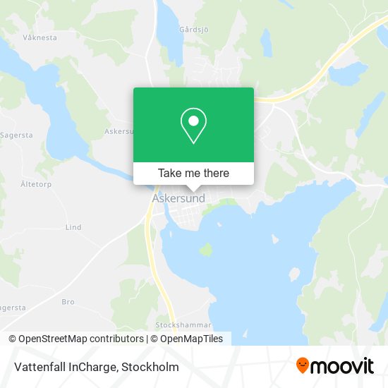 Vattenfall InCharge map