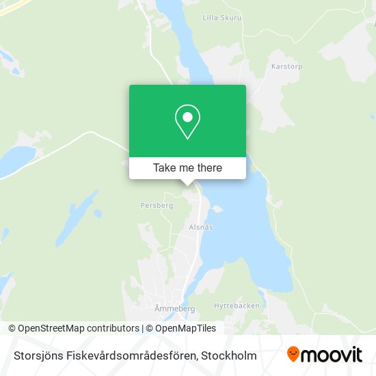 Storsjöns Fiskevårdsområdesfören map