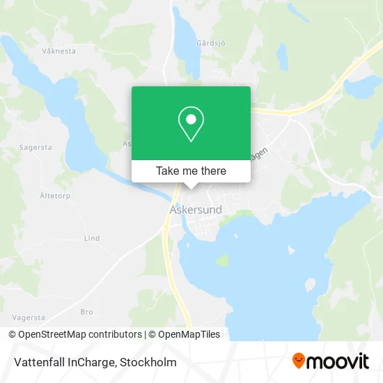 Vattenfall InCharge map