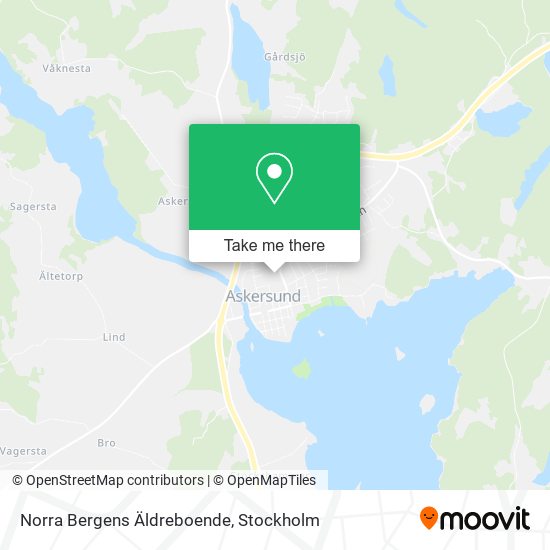 Norra Bergens Äldreboende map