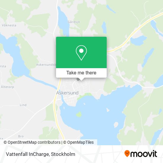 Vattenfall InCharge map