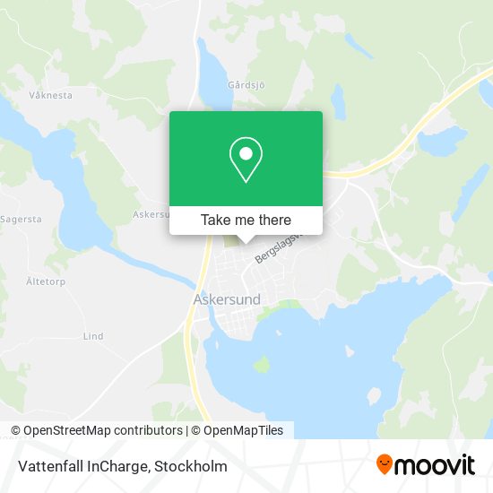 Vattenfall InCharge map