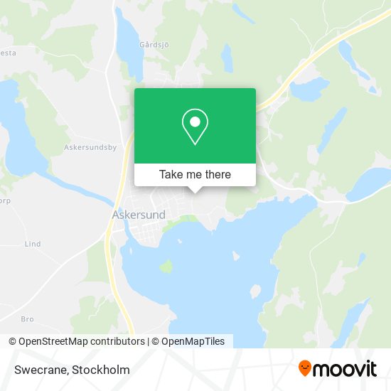 Swecrane map