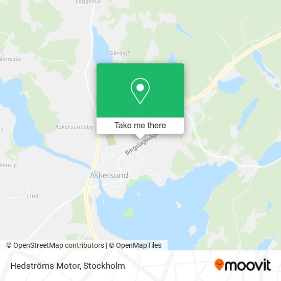 Hedströms Motor map