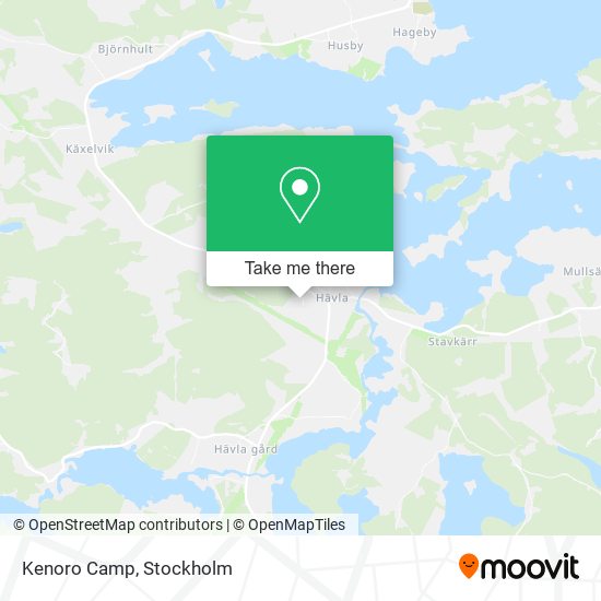 Kenoro Camp map