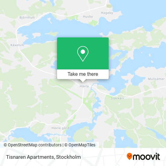 Tisnaren Apartments map