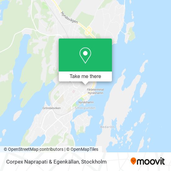 Corpex Naprapati & Egenkällan map