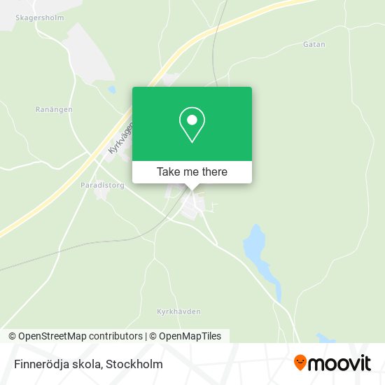 Finnerödja skola map