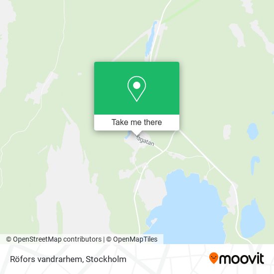 Röfors vandrarhem map