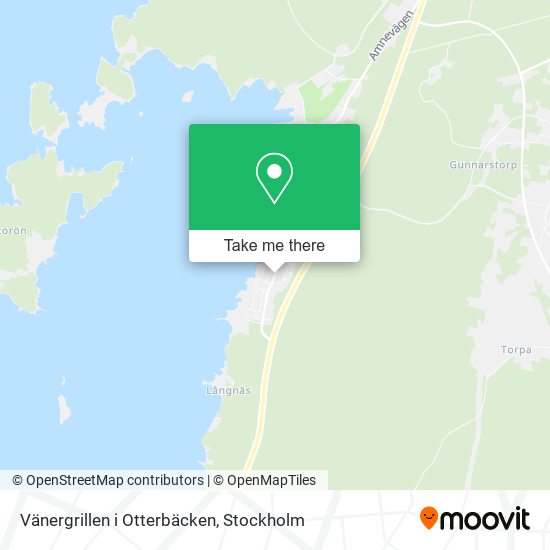 Vänergrillen i Otterbäcken map