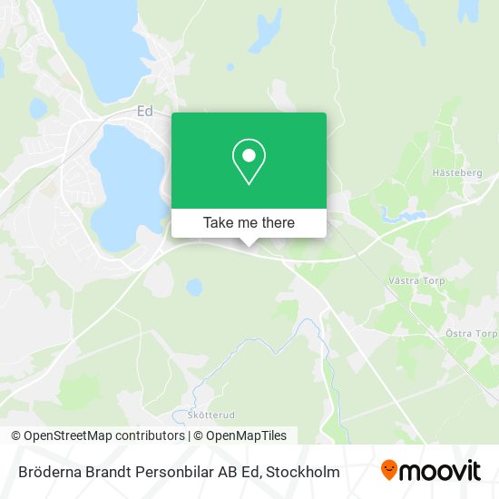 Bröderna Brandt Personbilar AB Ed map