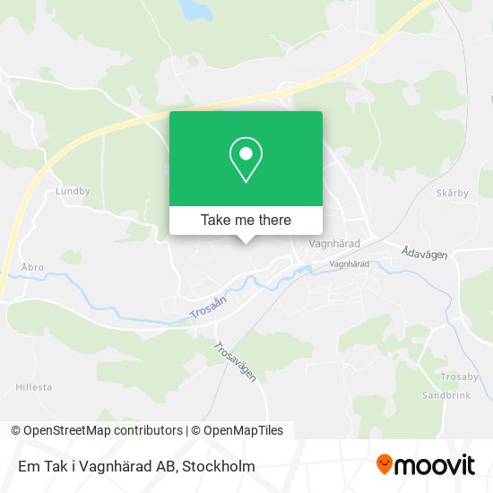 Em Tak i Vagnhärad AB map