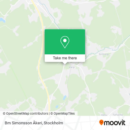 Bm Simonsson Åkeri map