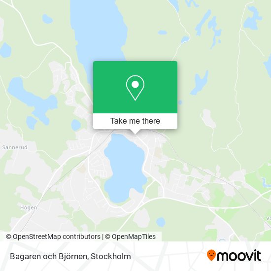 Bagaren och Björnen map