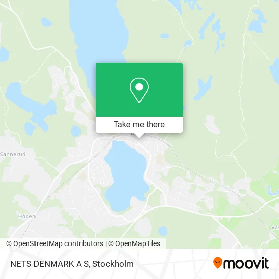 NETS DENMARK A S map