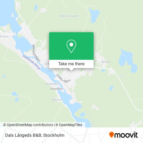 Dals Långeds B&B map