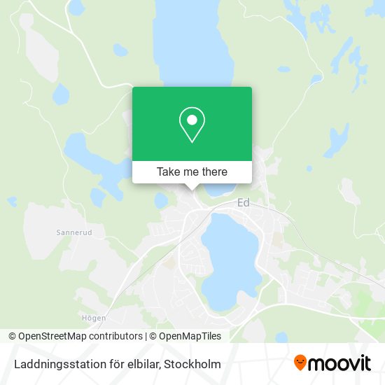 Laddningsstation för elbilar map