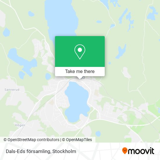 Dals-Eds församling map