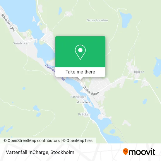 Vattenfall InCharge map