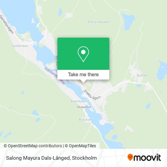 Salong Mayura Dals-Långed map