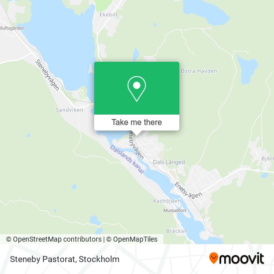 Steneby Pastorat map