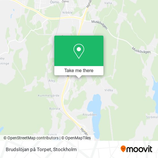 Brudslöjan på Torpet map