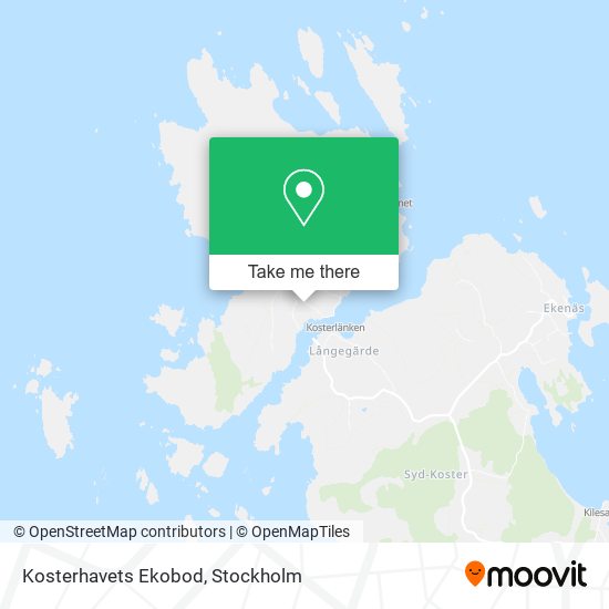 Kosterhavets Ekobod map